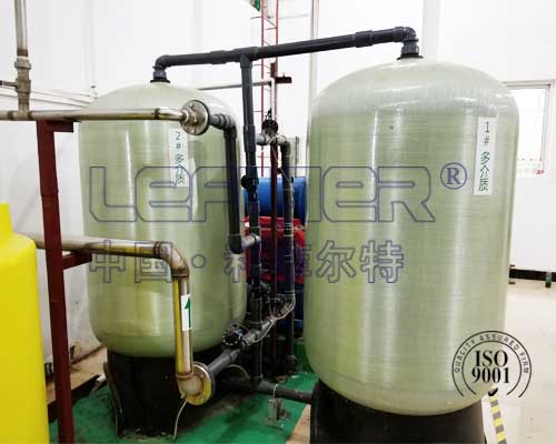 40噸每小時玻璃鋼多介質過濾器